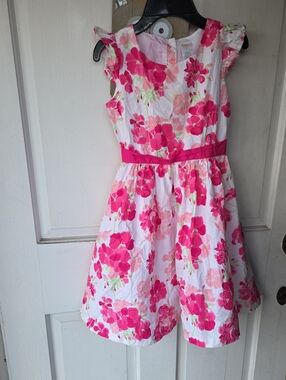 Girls Floral Pink Sundress Gymboree Size 8